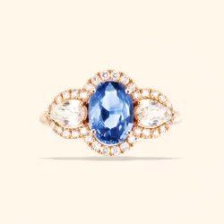 victoire saphir bleu