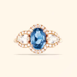 saphir bleu clair