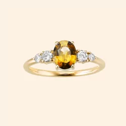 BAGUE OLVERA CITRINE