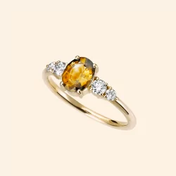 BAGUE OLVERA CITRINE