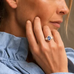 victoire saphir bleu