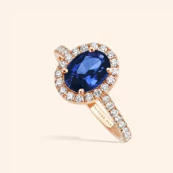Yasmine Saphir Bleu Foncé