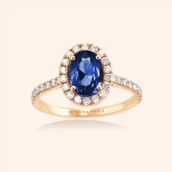 Yasmine Saphir Bleu Foncé
