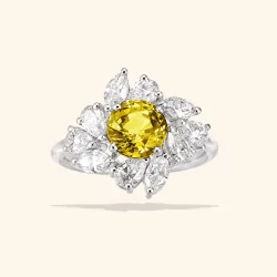 Agathe Saphir Jaune
