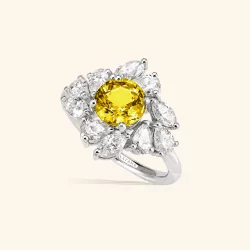 Agathe Saphir Jaune