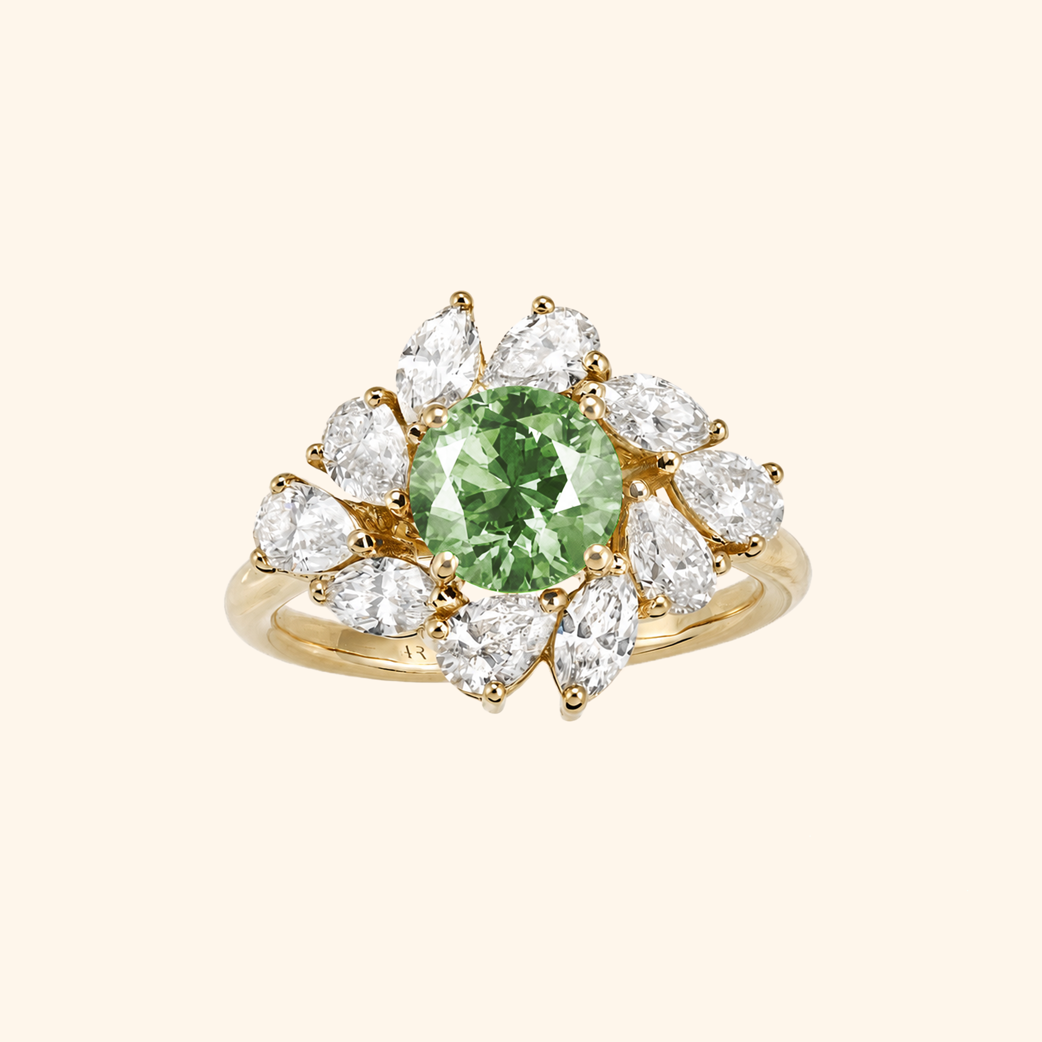 Agathe Petite Green Sapphire