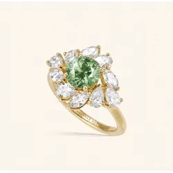 Agathe Petite Green Sapphire