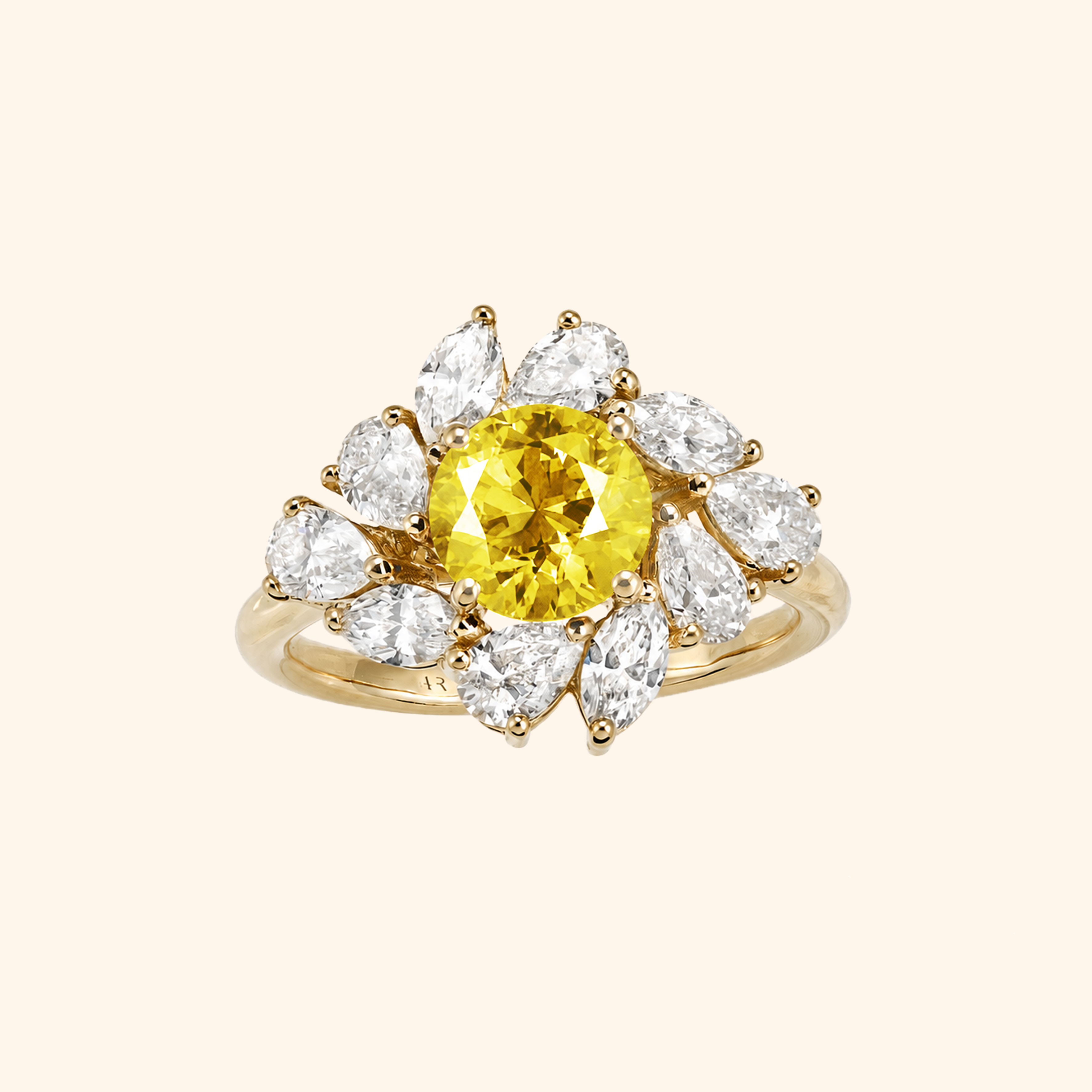 Agathe Petite Yellow Sapphire