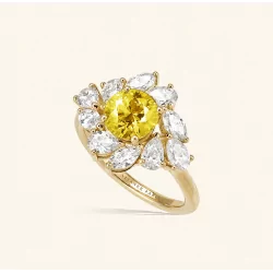 Agathe Petite Yellow Sapphire