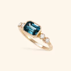 Antoinette Saphir Bleu Teal