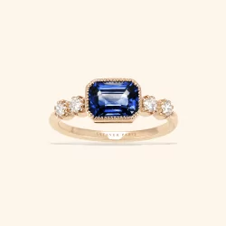 Antoinette Saphir Bleu Foncé