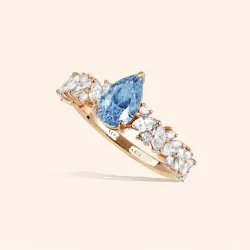 Léa Saphir Bleu Gris