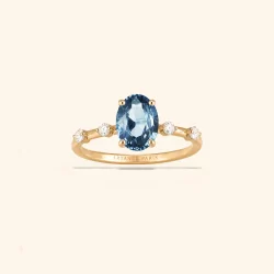 Ines Saphir Bleu Gris